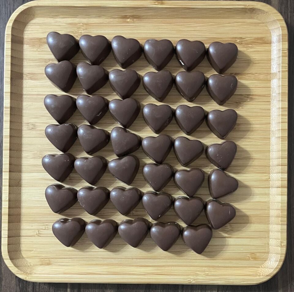 Fındık Kremalı Sütlü Çikolata (Sütlü Kalp) 500 gr