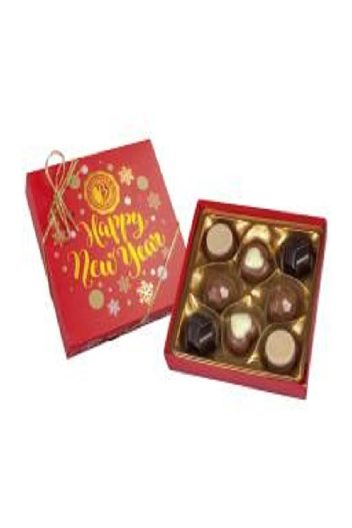 Butik Yılbaşı Kutusu Kırmızı 100 Gr