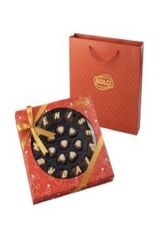 Kalp Çikolatalı Harf Kutu 180 Gr (kalp Desenli)