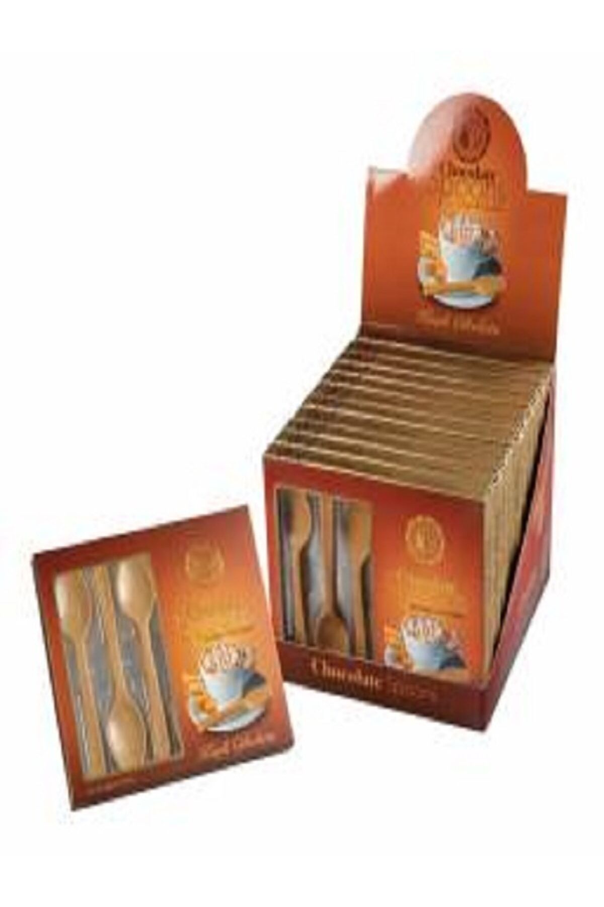 Rulo Gofret Parçacıklı Karamelli Kaşık Çikolata 54 Gr X 12 Adet