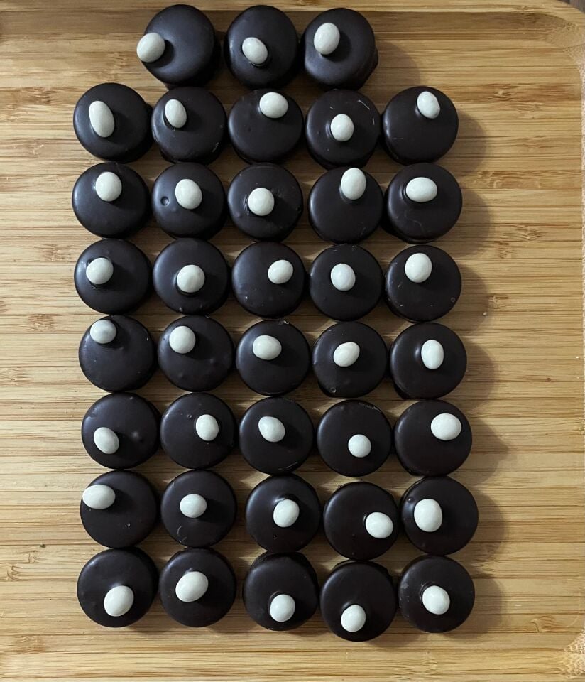 Kahve Drajeli ve Kahve Kremalı Bitter Çikolata 500 gr