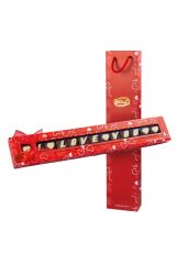 Harf Çikolata 82 Gr Kalp Desenli