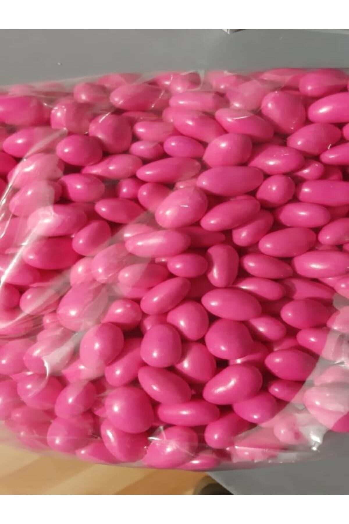 Renkli Badem Draje Pembe 500 Gr