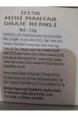 Mini Mantar Draje Renkli 1 Kg