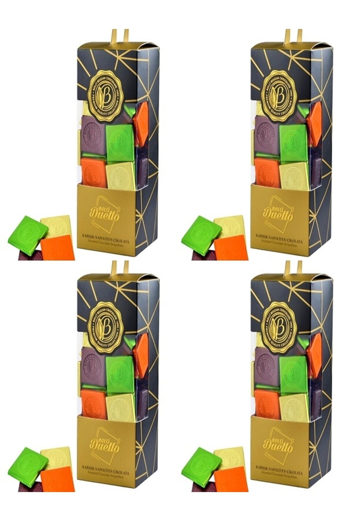 Düetto Karışık Napoliten Çikolata 400 Gr X 4 Adet