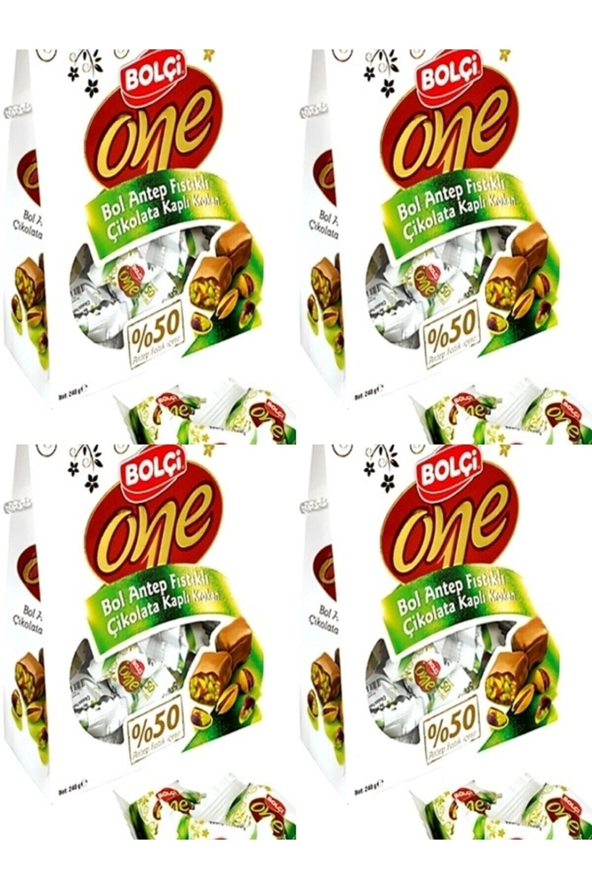 One Sütlü Çik. A.fıstıklı 240 Gr Bolu Çikolatası X 4 Adet