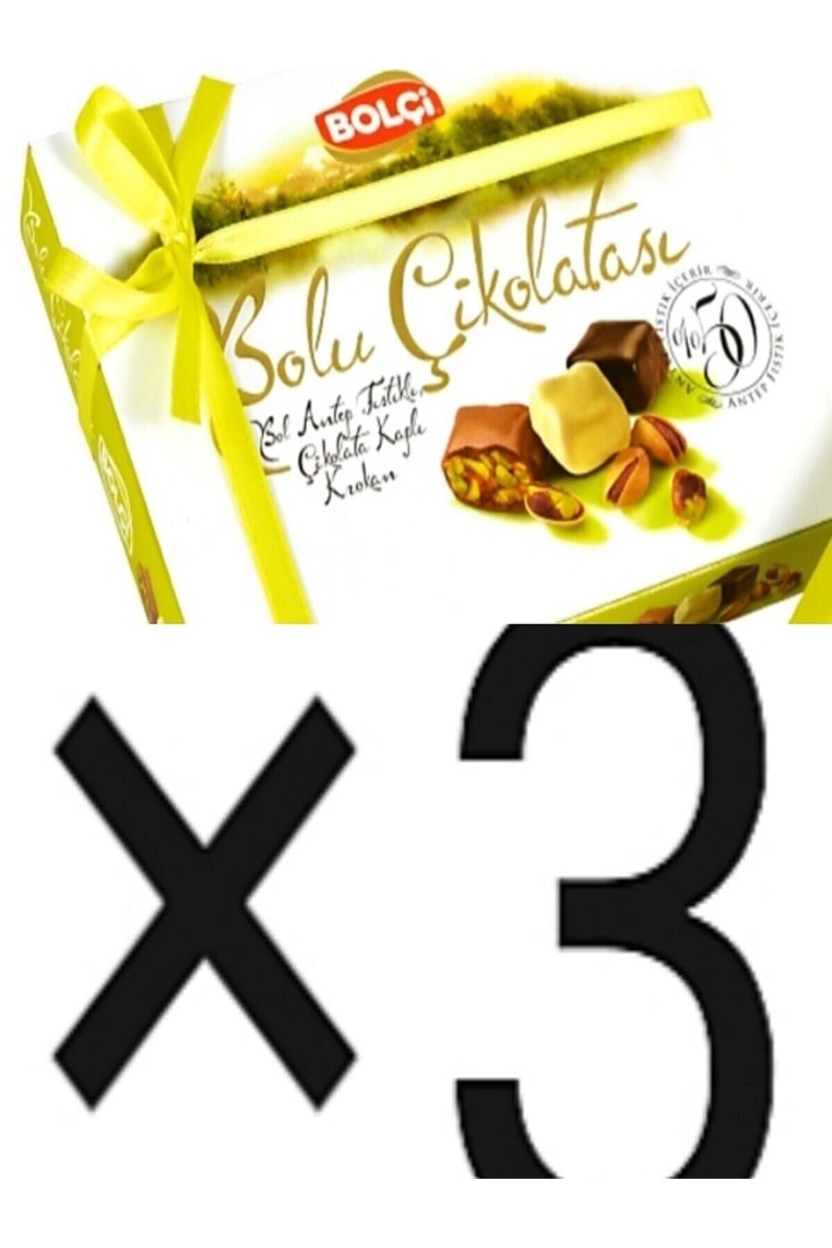 Bol A.fıstıklı 160 Gr Bolu Çikolatasıx 3 Adet