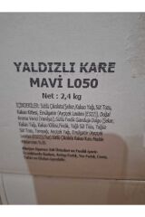 Yaldızlı Kare Mavi 1 Kg