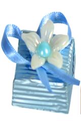 Dekorlu Kare Çiçekli Mavi 500 gr