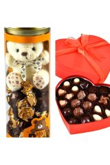 Büyük Kalp 285 Gr + Pookie Bear 120 Gr
