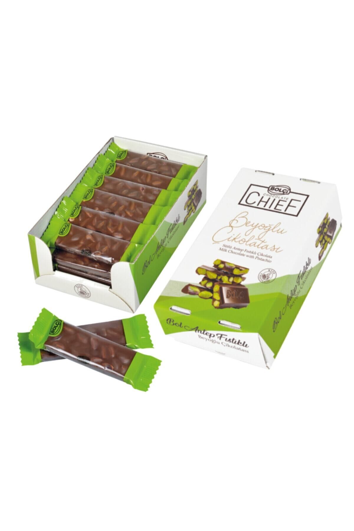 Sütlü A.fıstıklı Beyoğlu Çikolatası 25 Gr X30 Adet