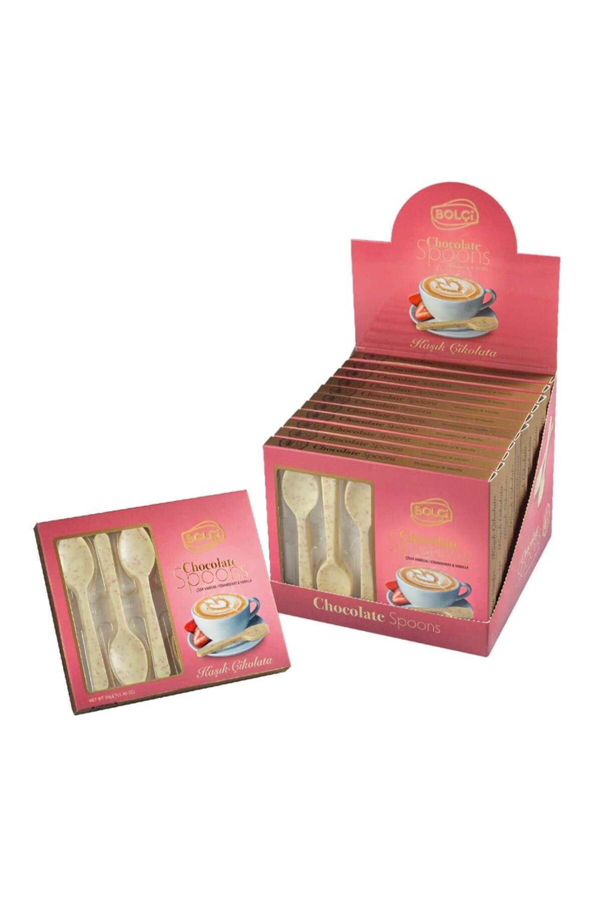 Çilekli Kaşık Çikolata 54g