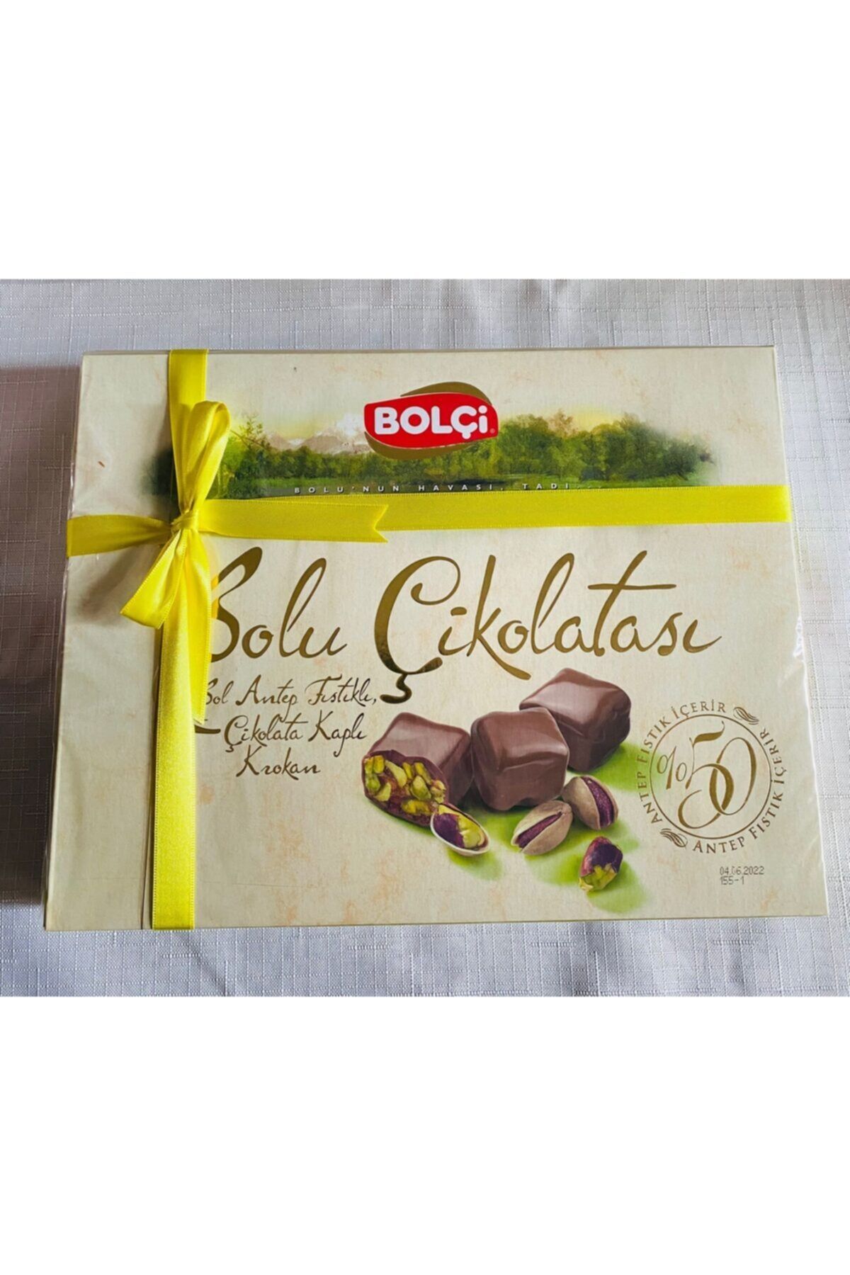 Bol Antep Fıstıklı Çikolata Kaplı Sütlü Krokan 335 Gr