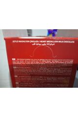 Sütlü Madalyon Çikolata 21 gr Kırmızı X 34 Adet