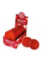 Sütlü Madalyon Çikolata 21 gr Kırmızı X 34 Adet