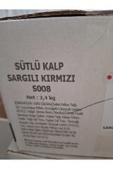 Sütlü Kalp Sargılı Dolgulu Çikolata 1 Kg