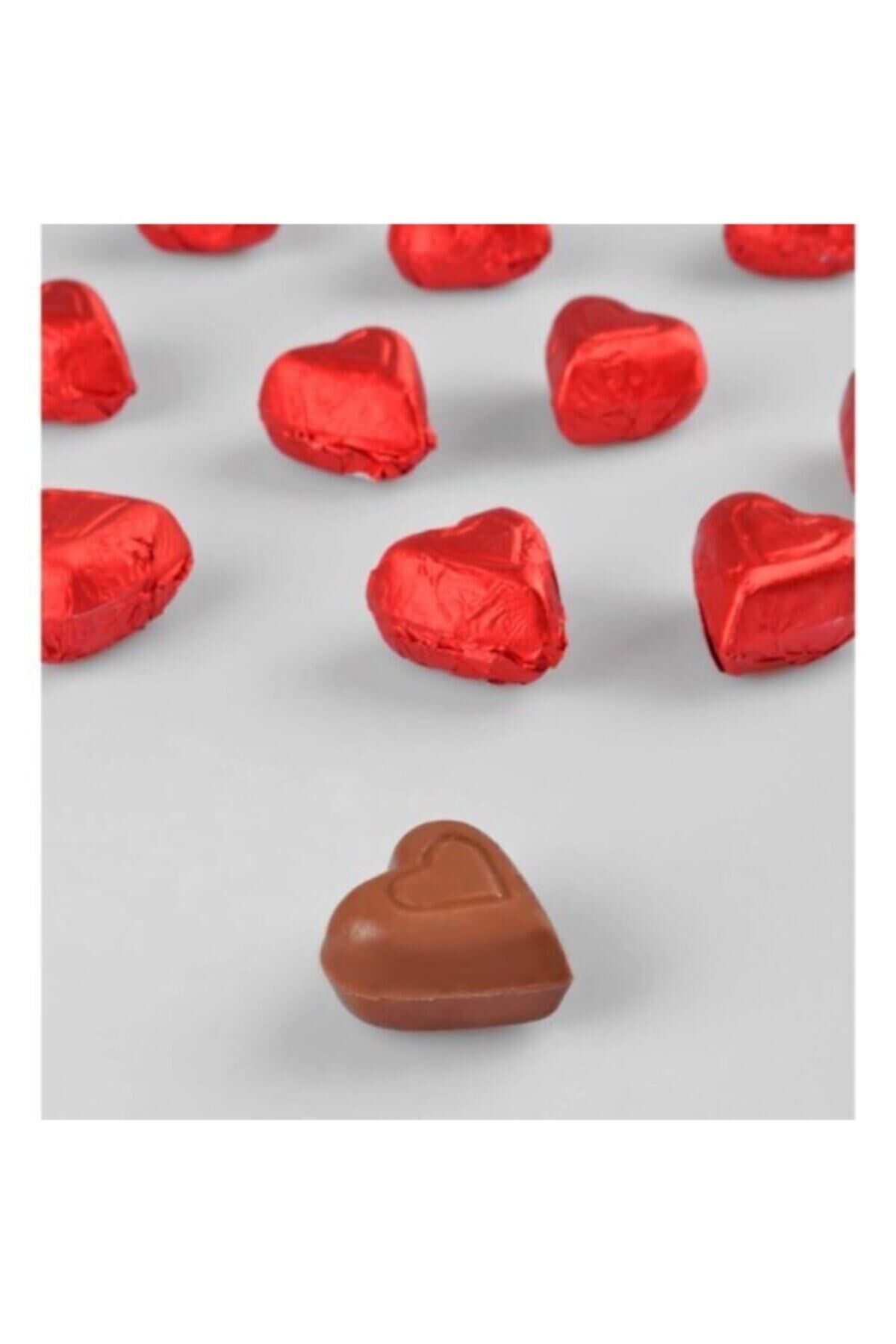 Sütlü Kalp Sargılı Dolgulu Çikolata 1 Kg
