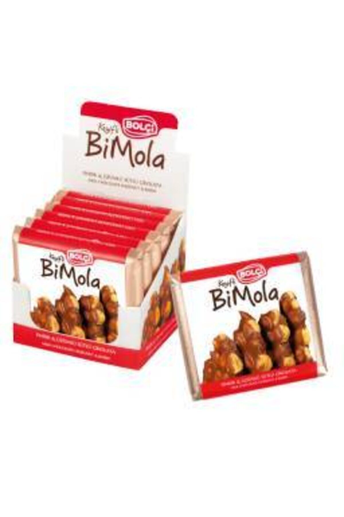 Bi Mola Sütlü Fındık Üzüm Tablet Çikolata 70gr X 6 Adet